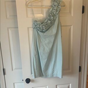 Lilly Pulitzer One-Shoulder Dress in Soft Blue